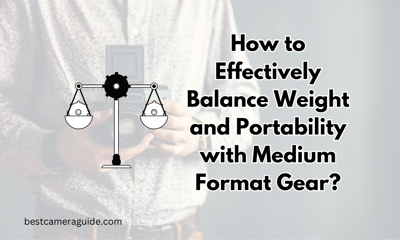 How to Effectively Balance Weight and Portability with Medium Format Gear