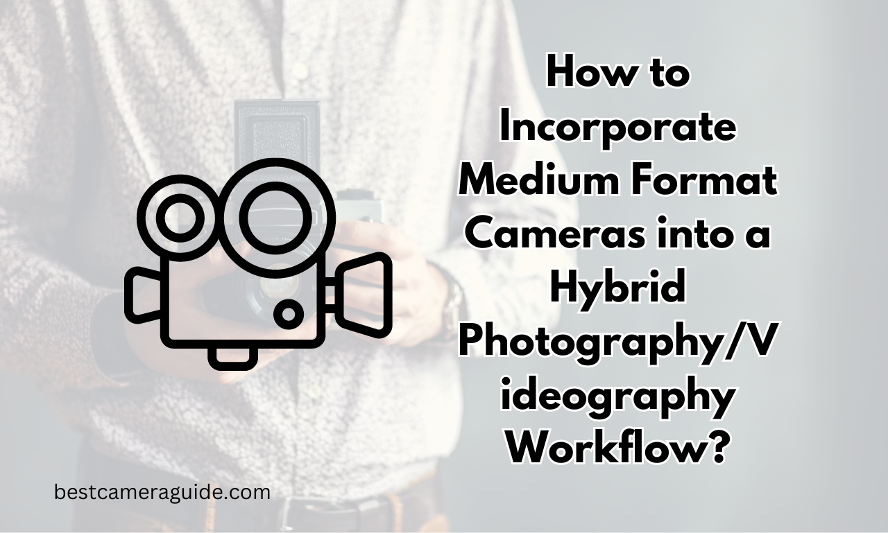 How to Incorporate Medium Format Cameras into a Hybrid PhotographyVideography Workflow