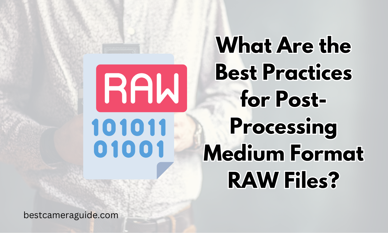 Best Practices for Post-Processing Medium Format RAW Files