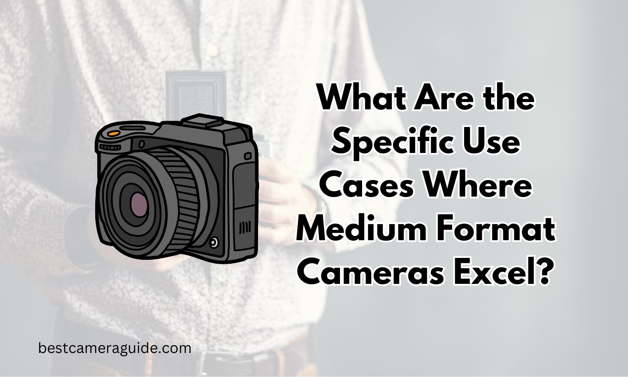 What Are the Specific Use Cases Where Medium Format Cameras Excel