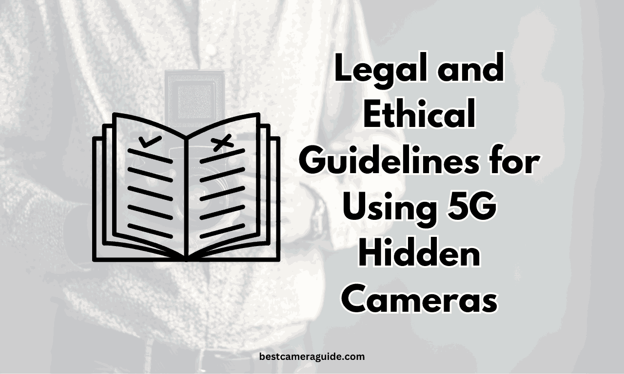 Legal and Ethical Guidelines for Using 5G Hidden Cameras